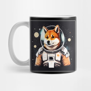 Shiba Inu Dog, Astronaut, Funny Dog Lover Mug